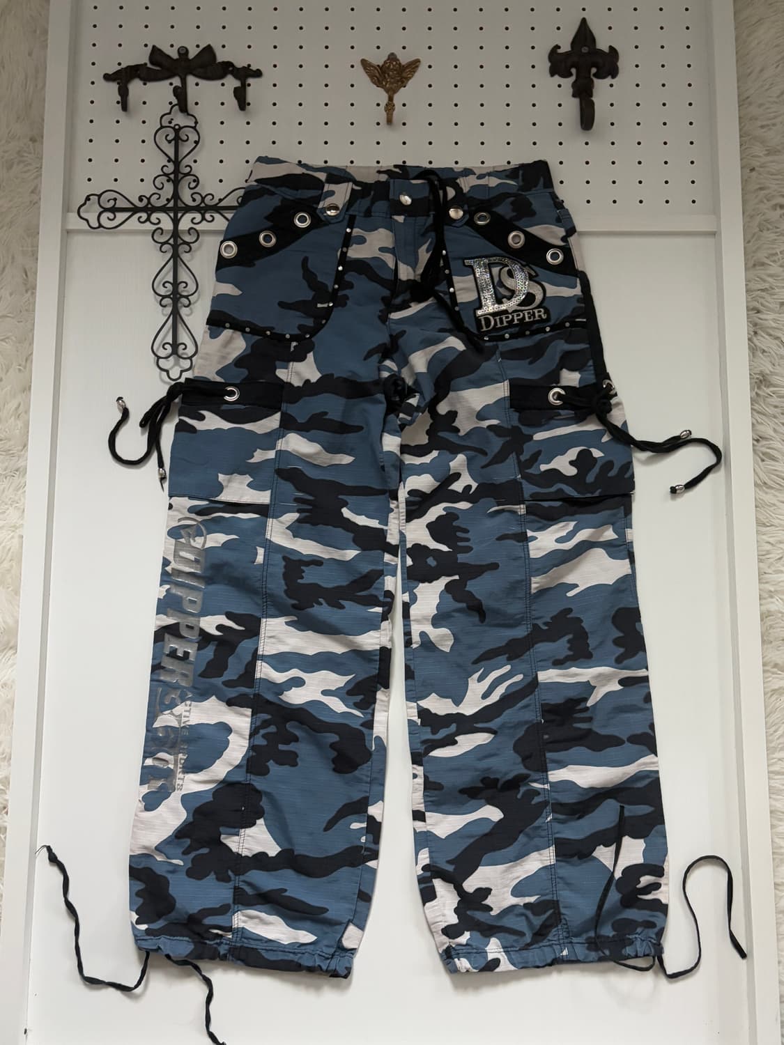 • Blue Camo Detail Pants 상품이미지1
