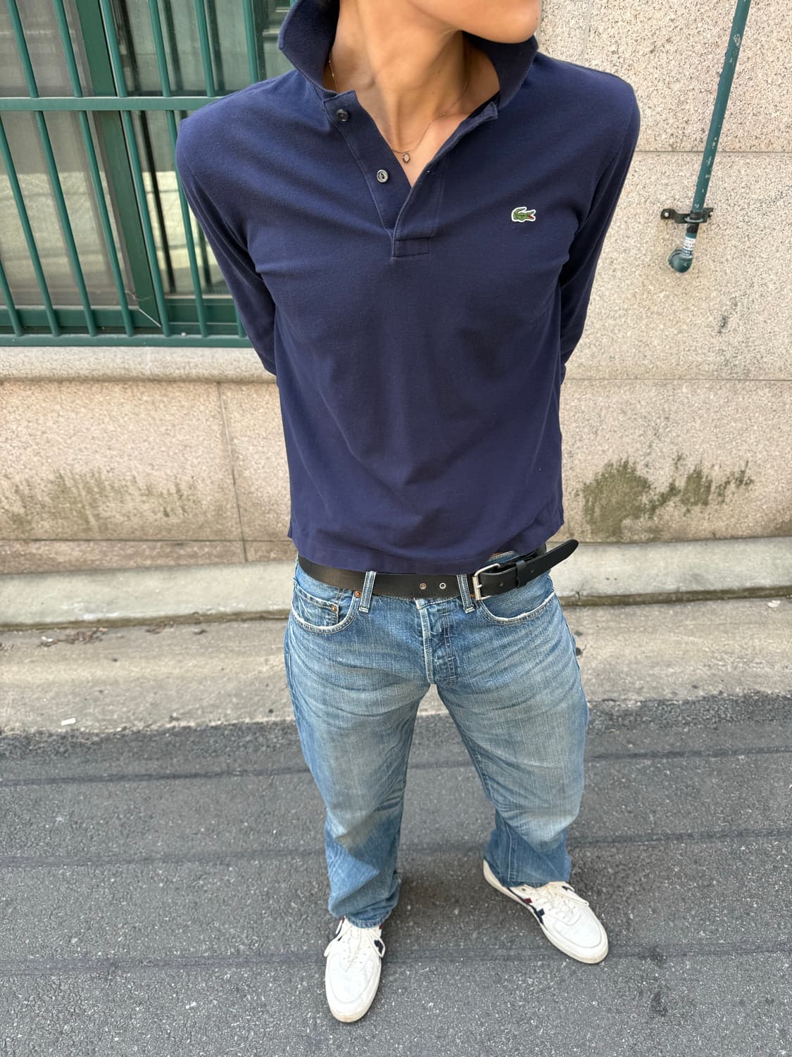 90s Lacoste crop polo shirt 상품이미지2