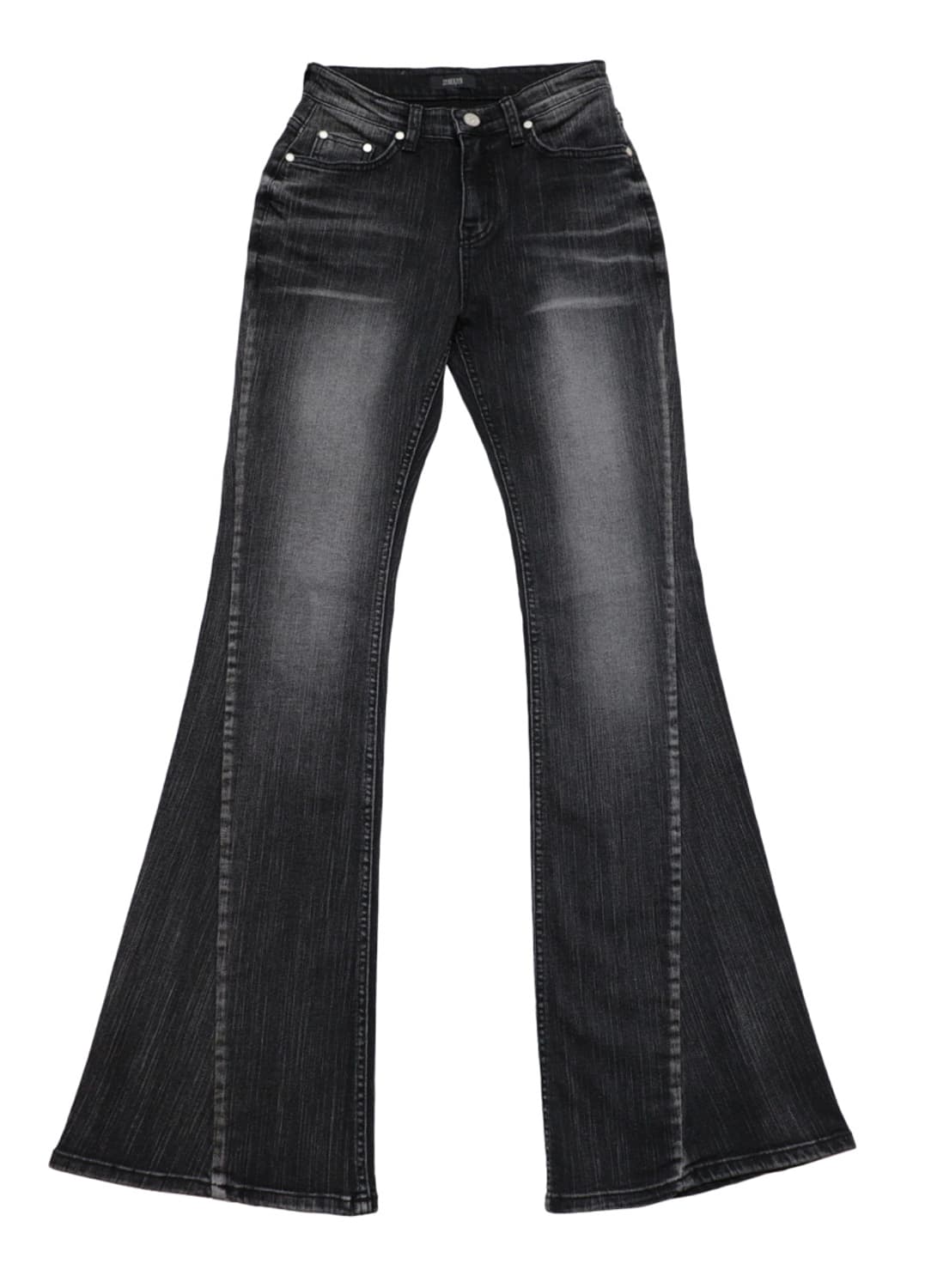 시너진 슬럽 캣워싱 SLUB CAT WASHING 데님 부츠컷 블랙 상품이미지1