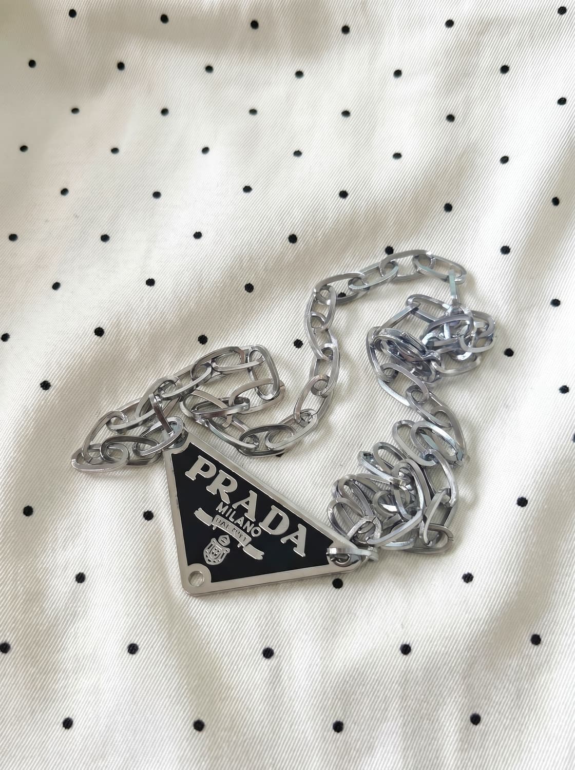 프라다 빈티지 정품 목걸이 업사이클링 남자목걸이 남여공용 상품이미지2