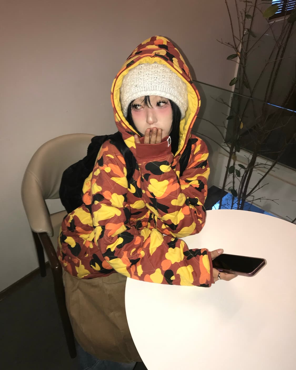 Bape First Camouflage Quilted Two-Way  상품이미지2