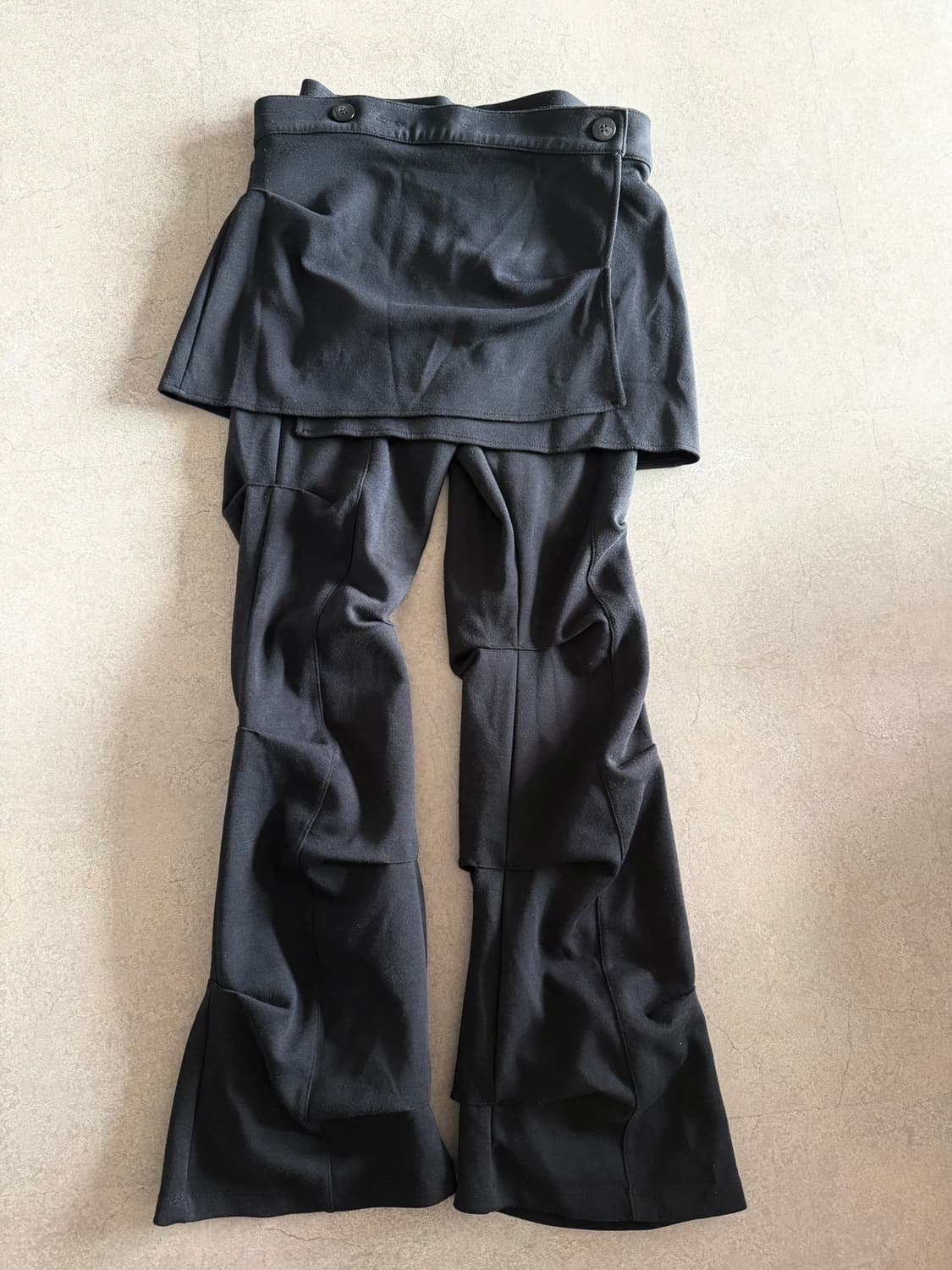 오호스 ojos 랩 오버 턱 팬츠 스커트 팬츠 상품이미지3