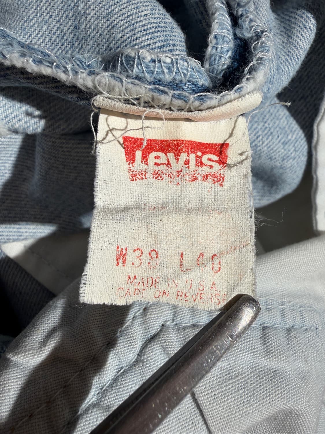 90s Levi's 501 (36, Made In U.S.A) 상품이미지9