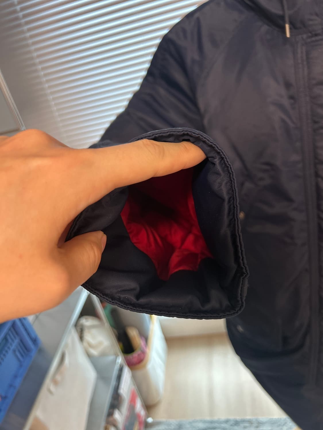 폴로 랄프로렌 파이어맨 네이비 다운 코트 XL 상품이미지5