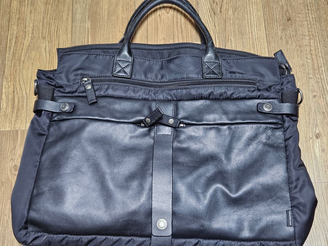 캘빈클라인 빈티지 레더 투웨이 백. 토트백 상품이미지1