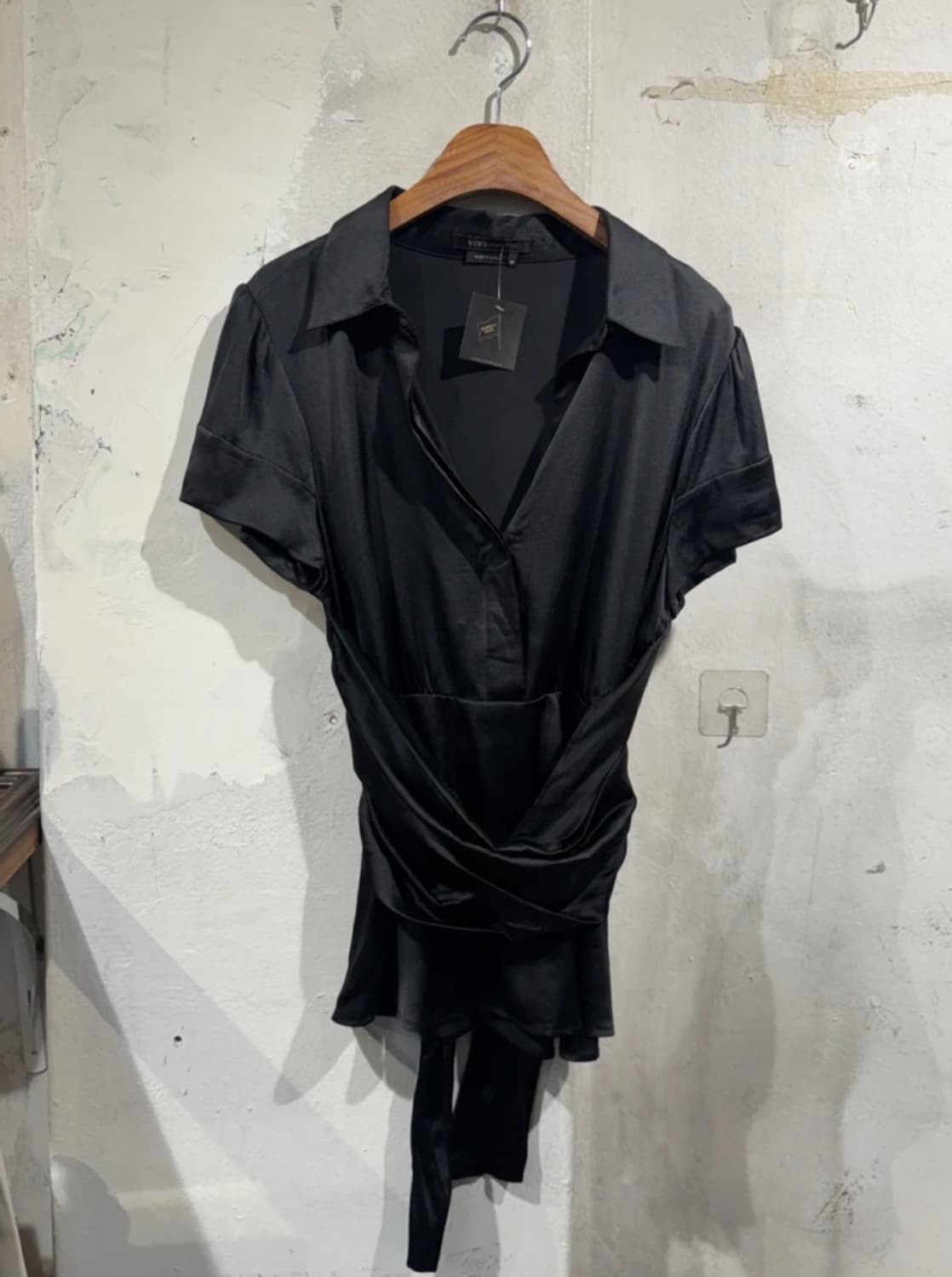 [9886]BCBGMAXAZRIA black  blouse 상품이미지3