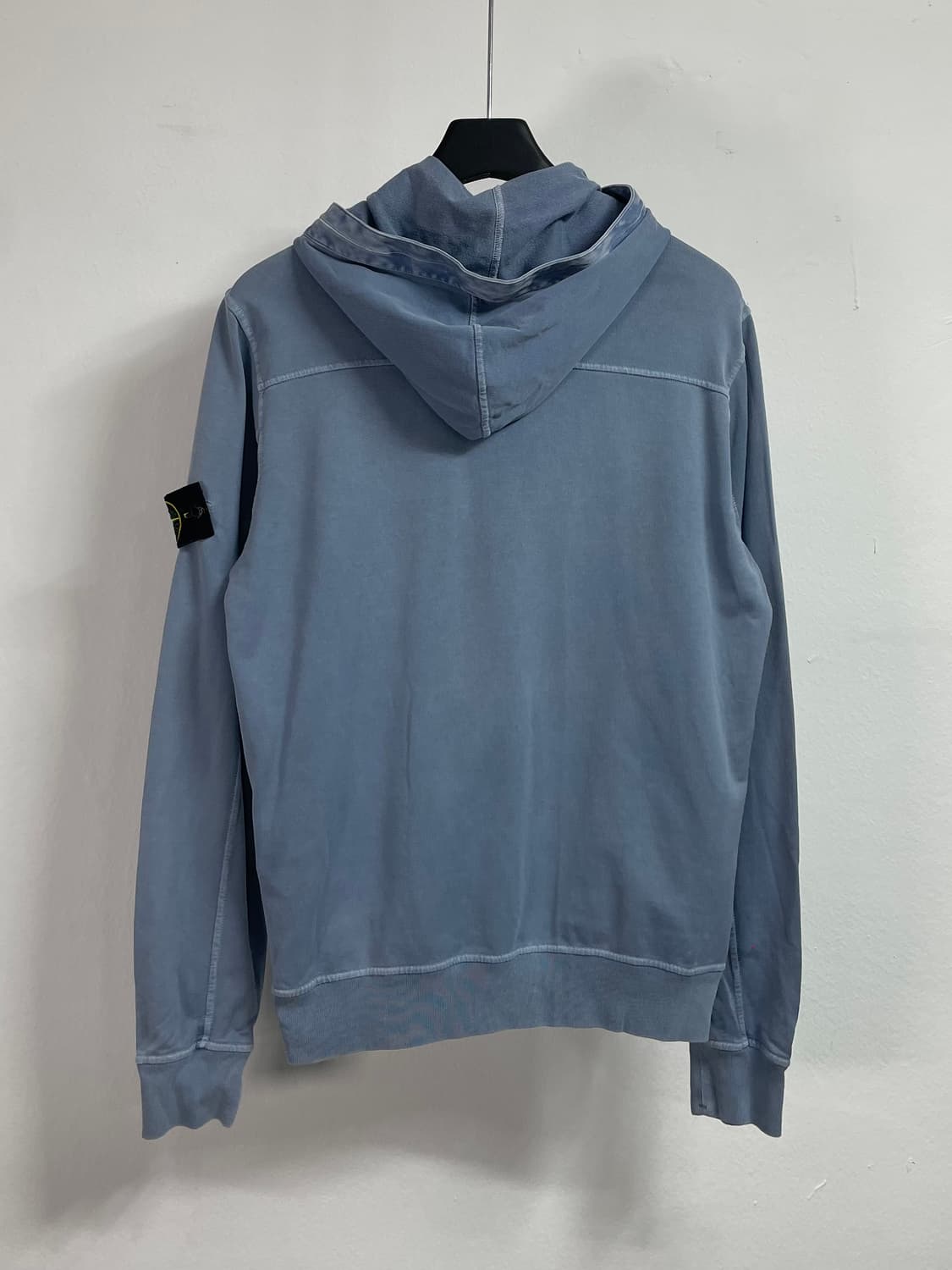 14fw 스톤아일랜드 워시드 와펜 후드티 (on.603) 상품이미지3