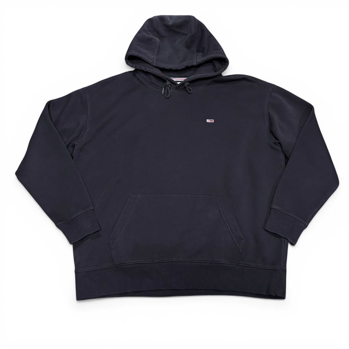 XL 타미힐피거 타미진스 블랙 스몰로고 후드티 상품이미지1