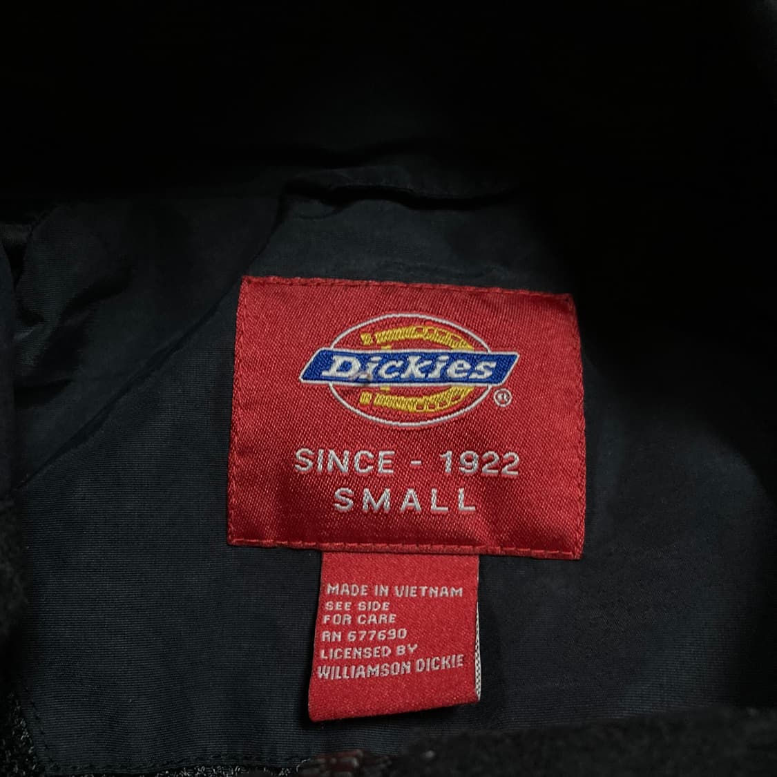 디키즈 스몰 로고 블랙 바람막이 상품이미지4