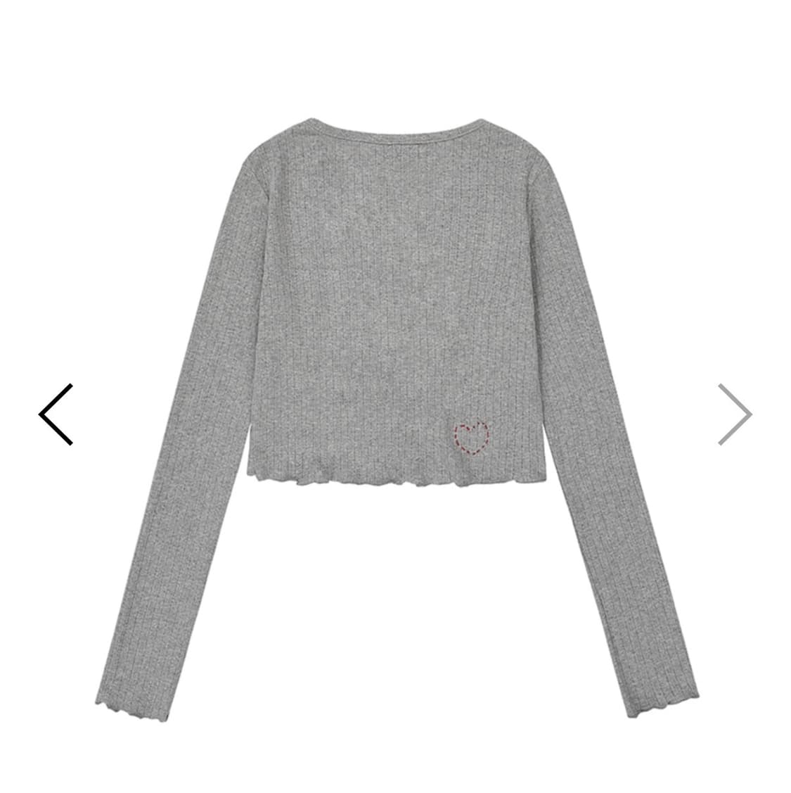 에즈이프캘리 걸스 베이직 가디건 (그레이) 상품이미지4