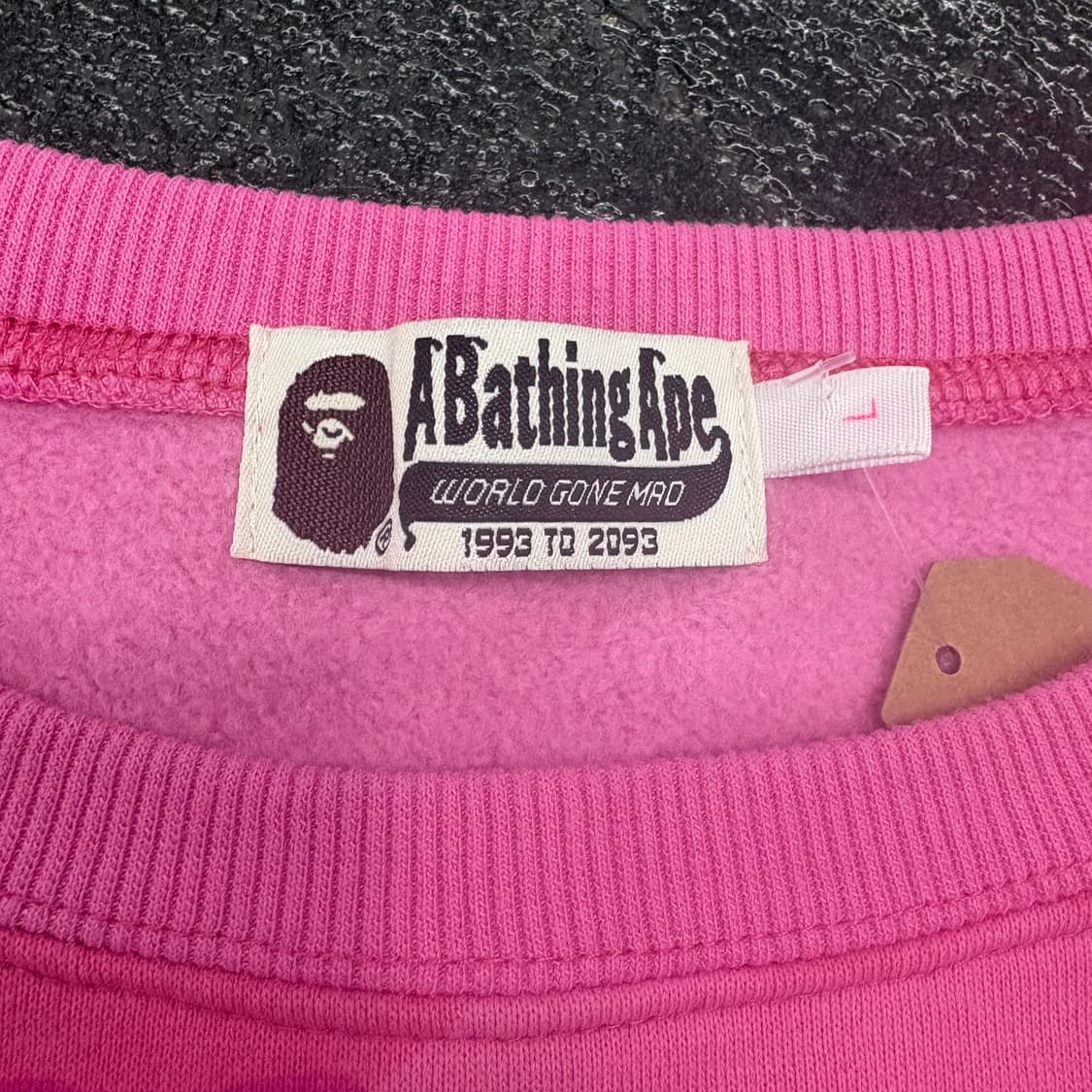 (100)베이프핑크카모맨투맨 상품이미지4