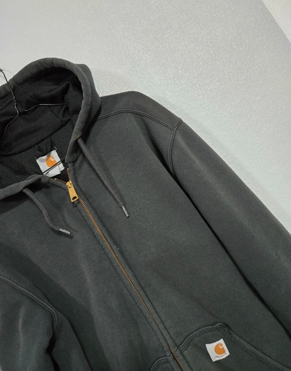 칼하트 후드집업 블랙 s 상품이미지2