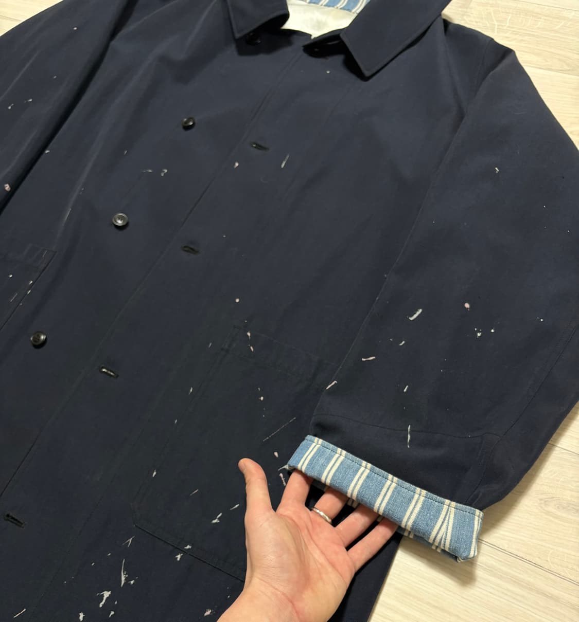 비즈빔 20AW 그리즈 몽키코트 (3) navy 상품이미지4