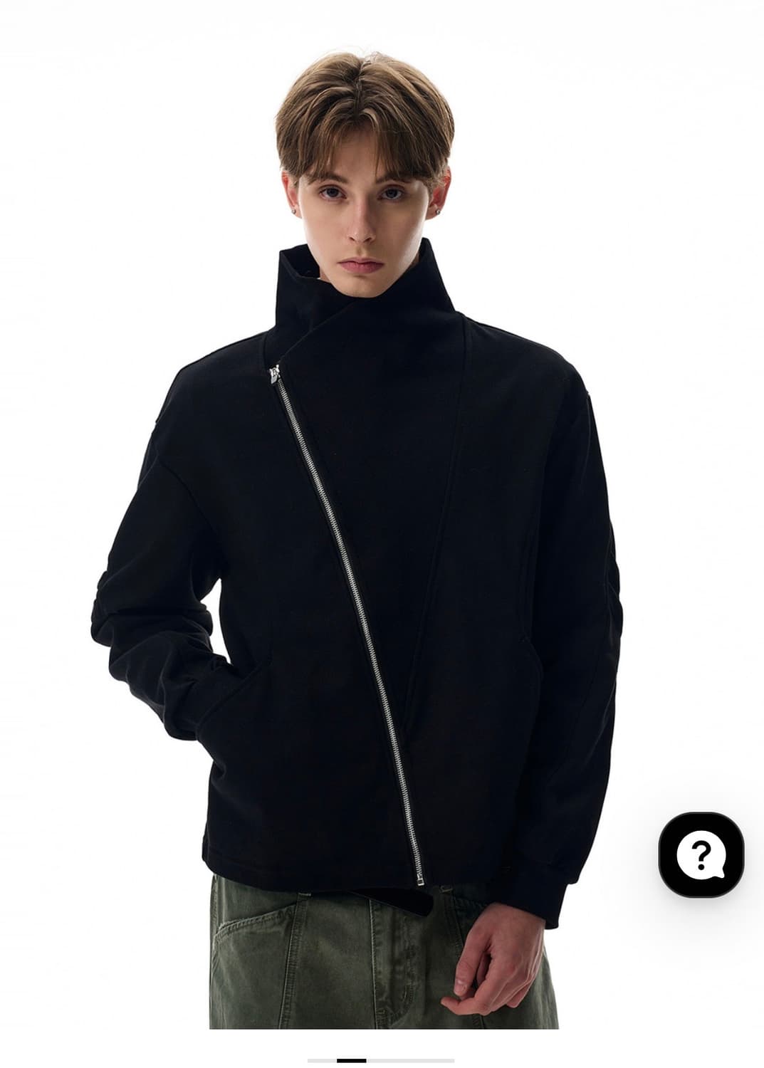 [새상품] 비엑세스 사선지퍼 재킷 상품이미지2