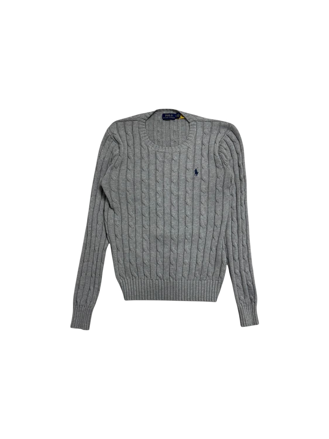 폴로 랄프로렌 포니 꽈배기 니트 그레이 상품이미지1