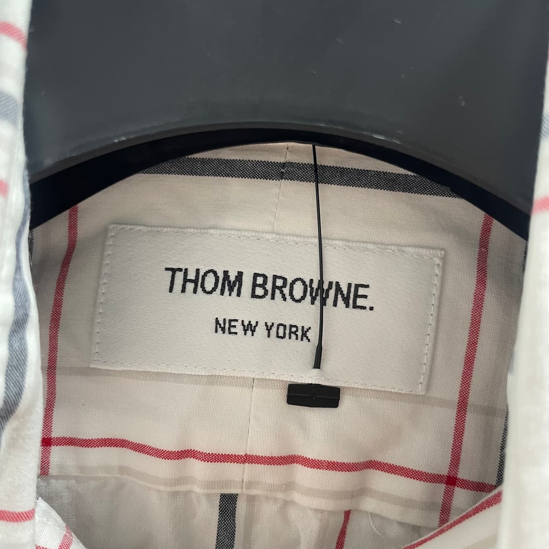 톰브라운/ 라운드 카라 트리콜로 체크 셔츠/ 2 상품이미지7