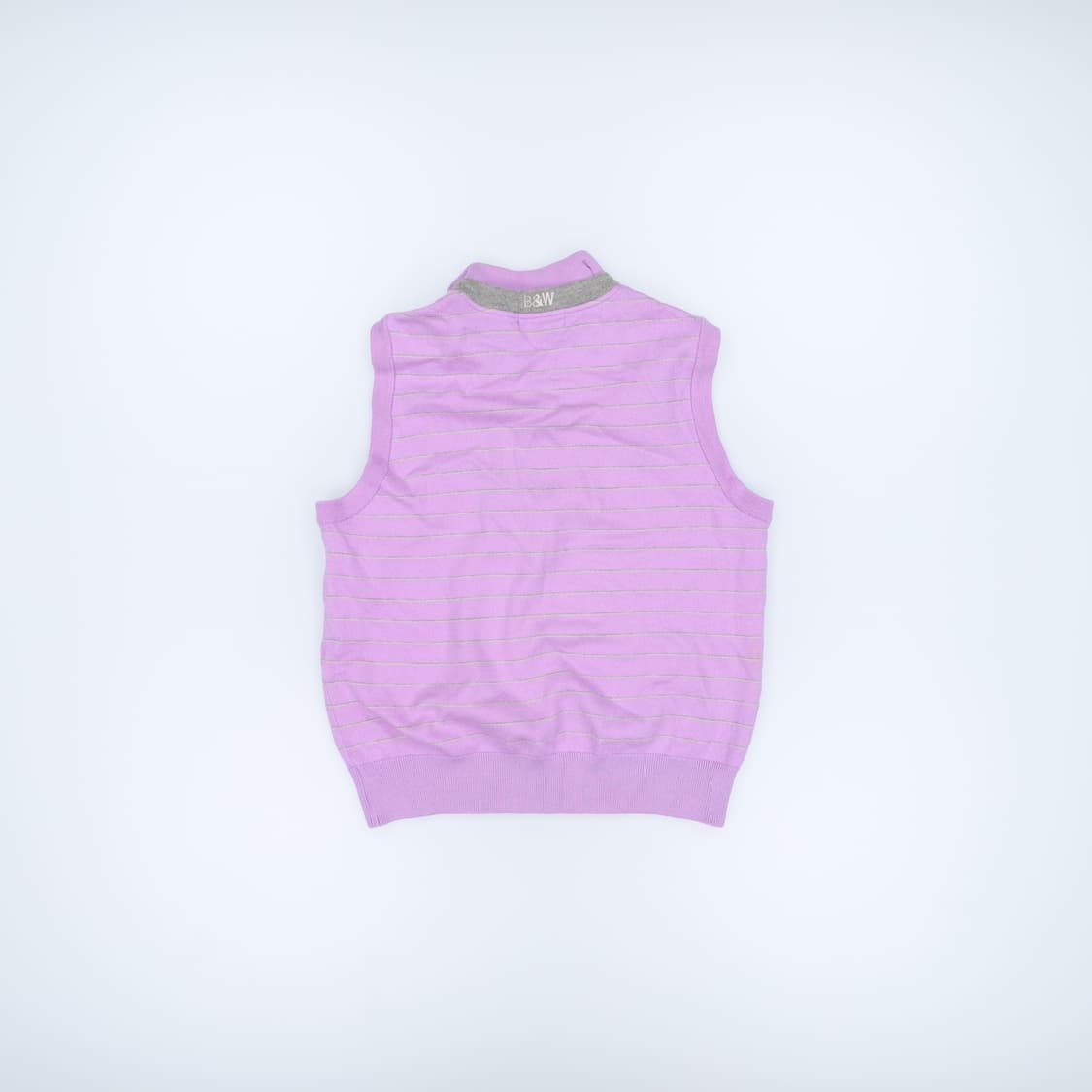 [L] 블랙앤화이트 여성 니트조끼 1222H1 상품이미지2