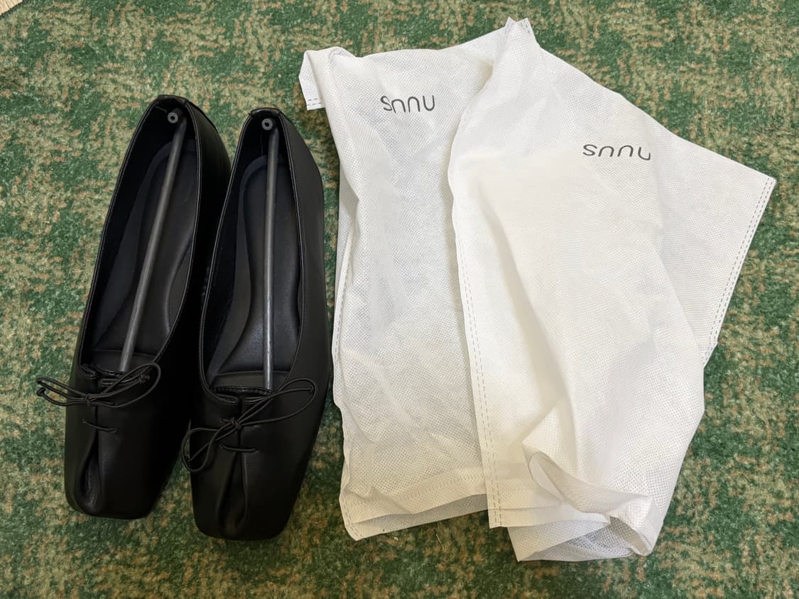 누스 유디트 리본 핀턱 플랫슈즈 상품이미지2