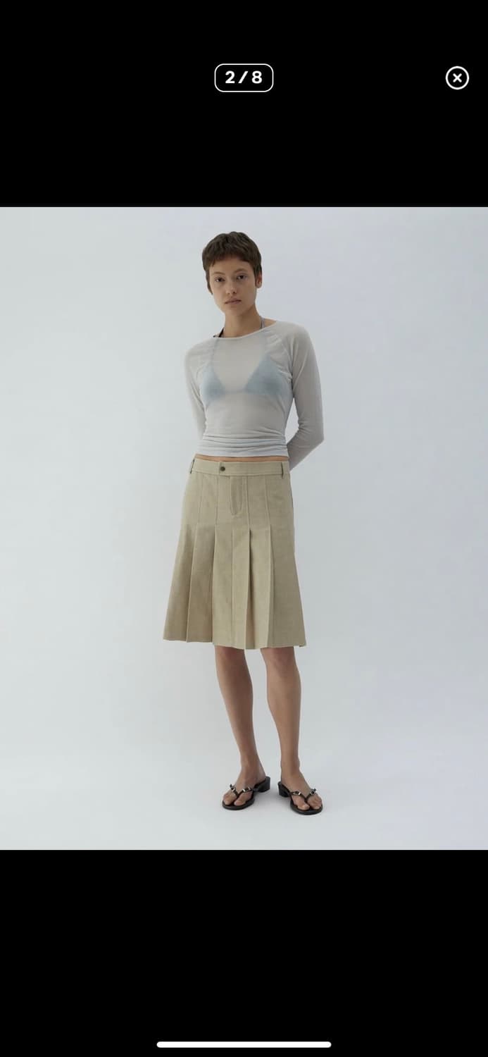 Paloma wool Lai pleated skirt 상품이미지2