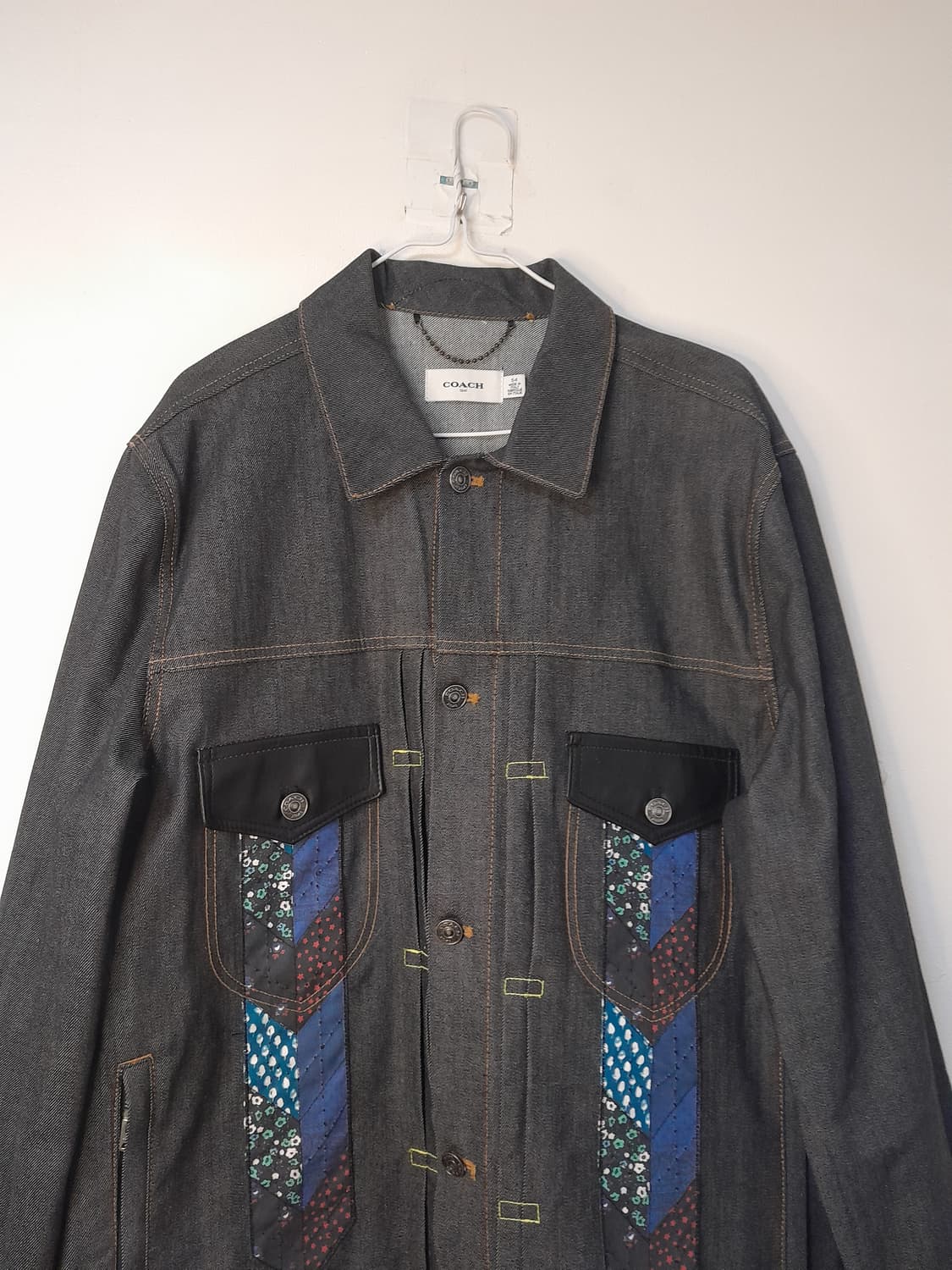 COACH 1941 가죽 패치워크 데님 트러커 54/110 상품이미지3