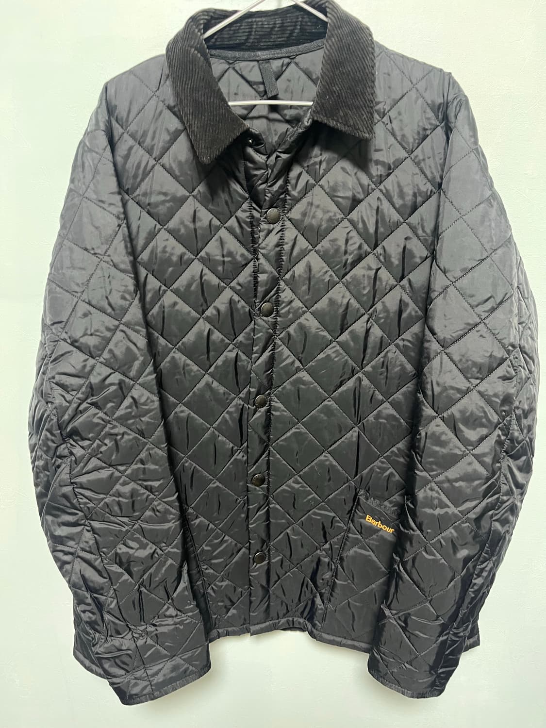 바버  남성블랙 퀼팅 자켓 상품이미지1