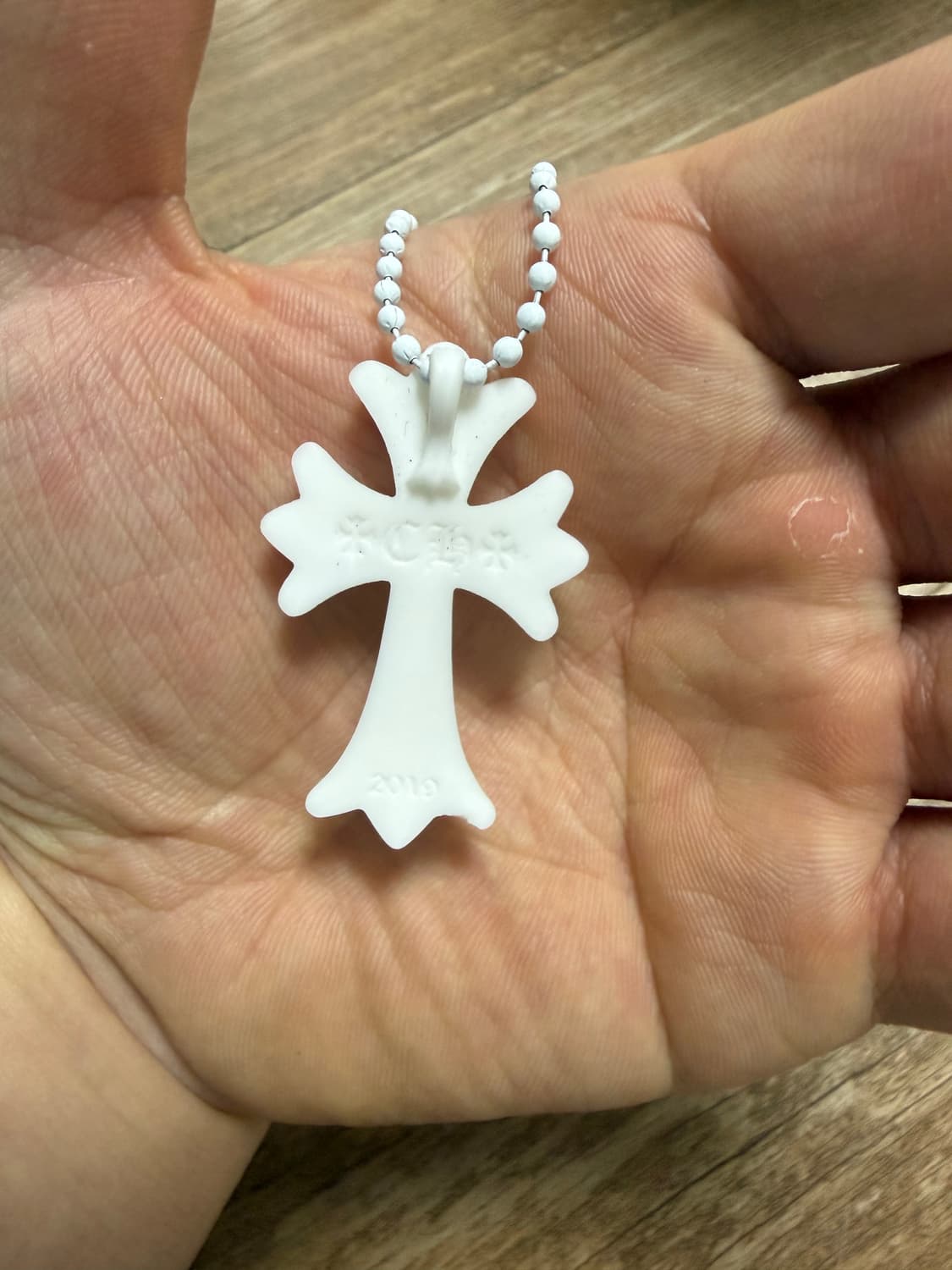 크롬하츠 실리콘 아오야마 목걸이 화이트 상품이미지4