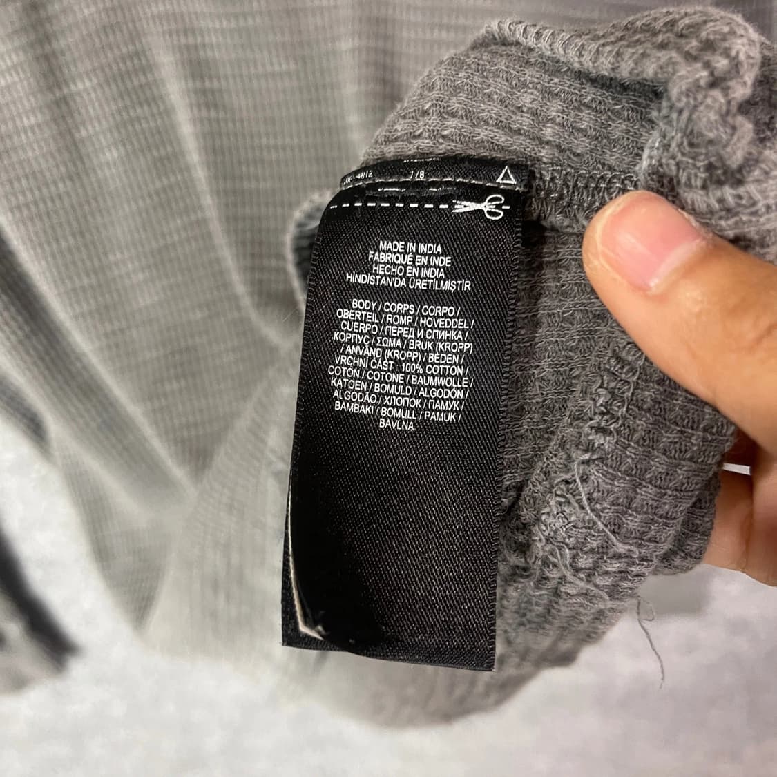 RRL 더블알엘 슬러브 와플니트 헨리넥 상품이미지2