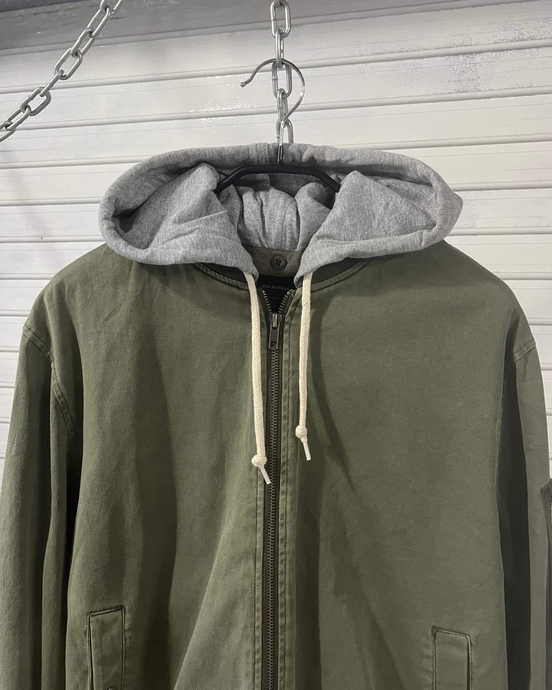 Rag Machine hood ma-1 jacket 상품이미지5