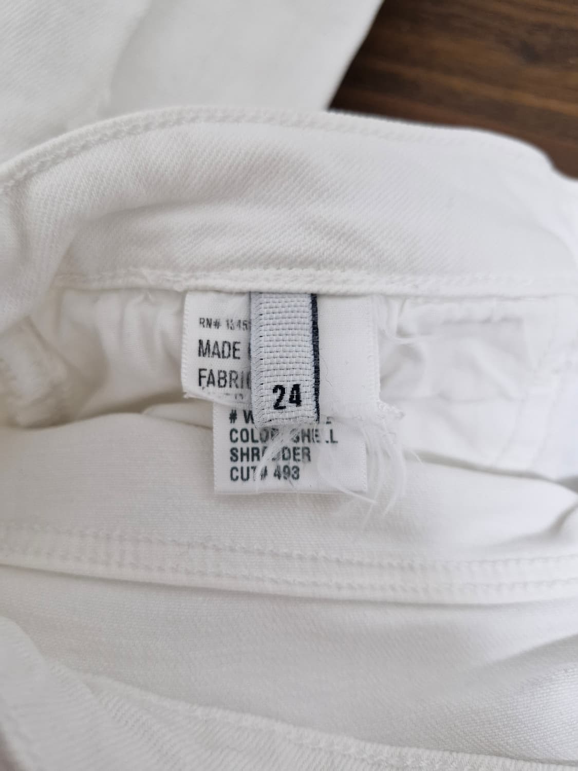 [24] 3x1 화이트 디스 스키니 데님진 상품이미지5