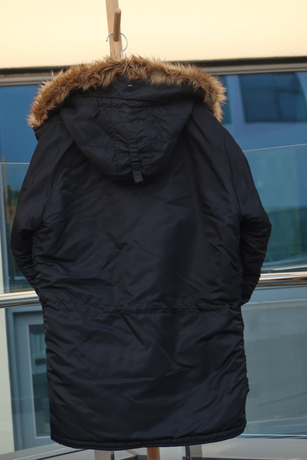 쇼트 n3b 자켓 나일론 블랙 상품이미지4