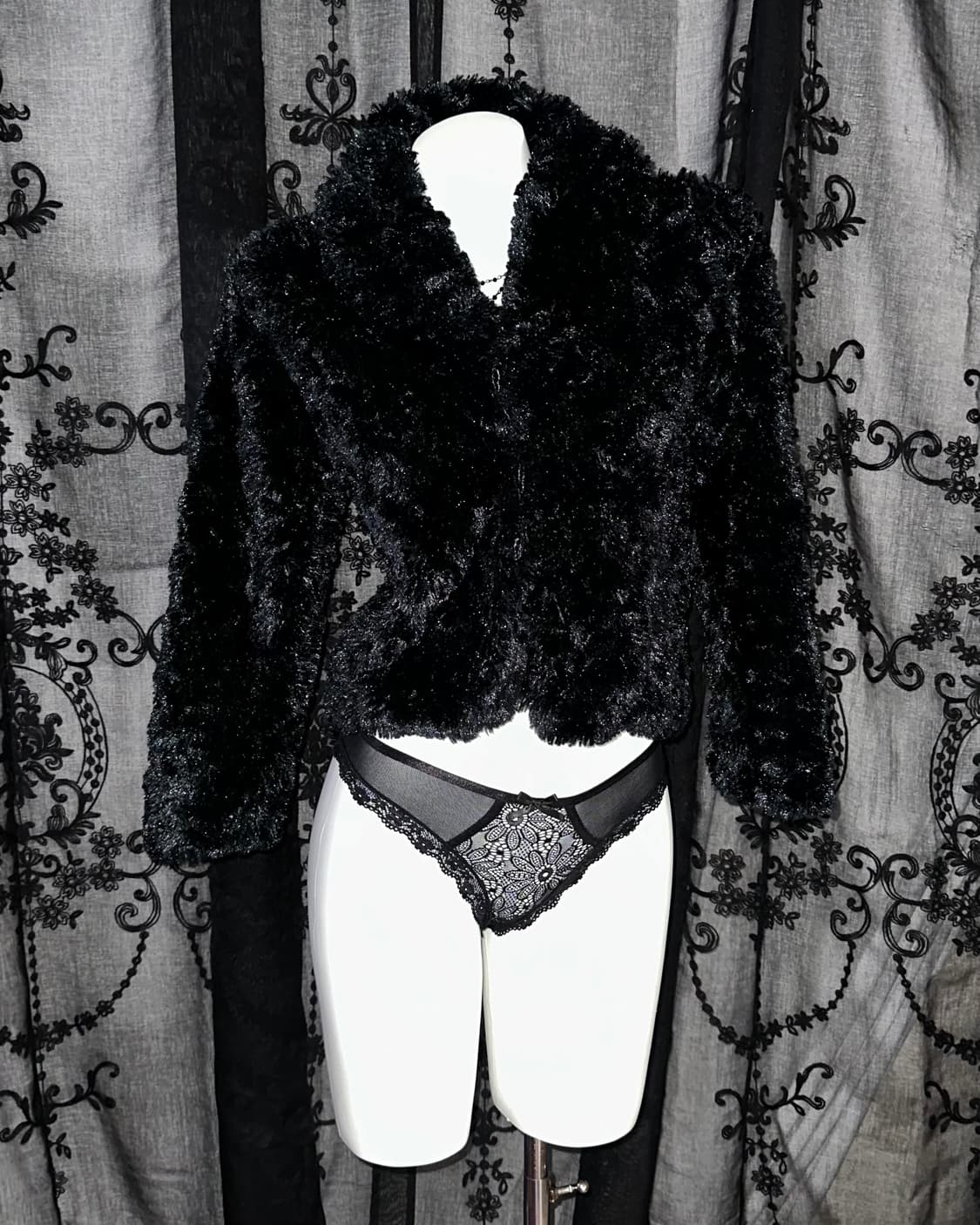 Black Eco Fur JK 상품이미지1