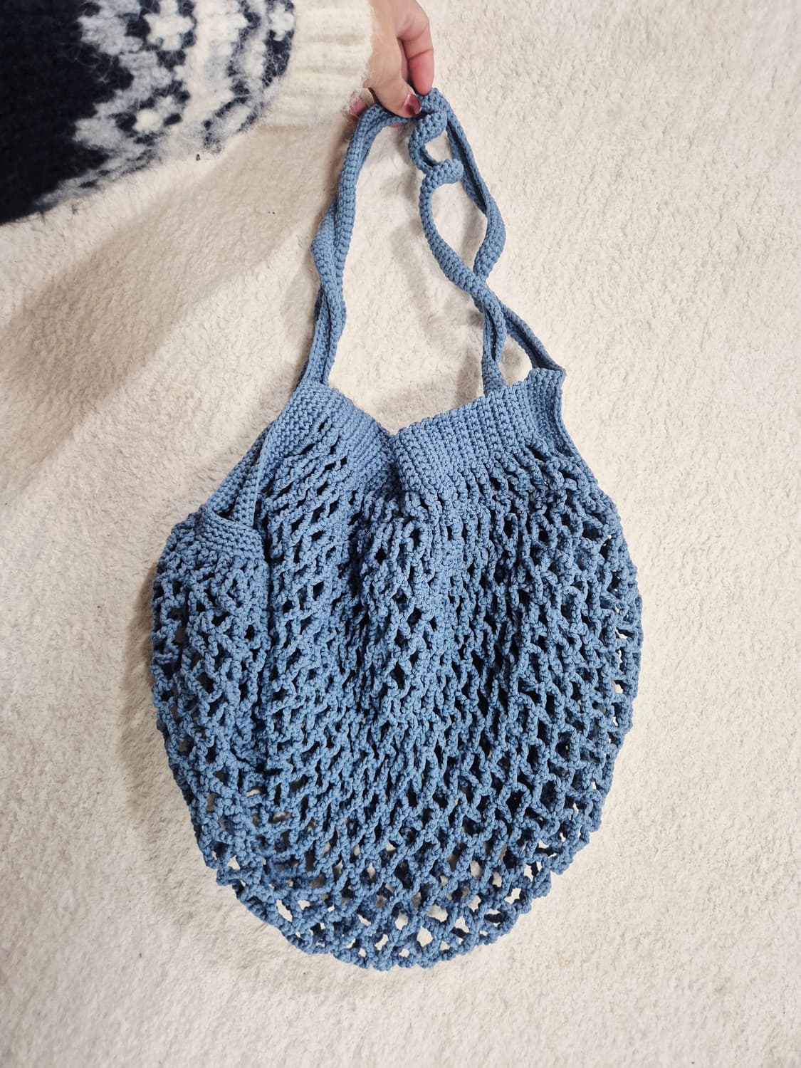 뜨개질 토트백 상품이미지1