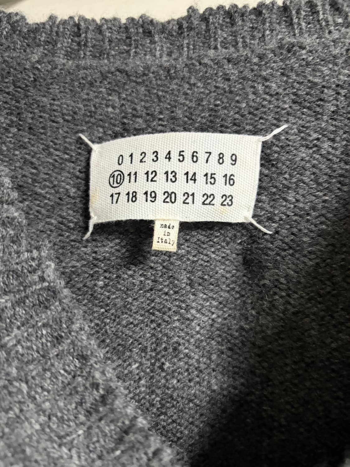 마르지엘라 디트로이트 브이넥 니트 XL 상품이미지3