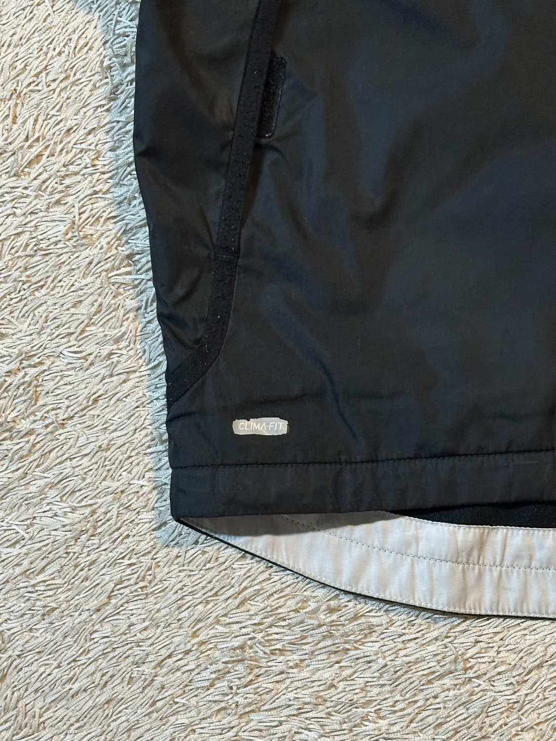 00's 나이키 올드스쿨 빅스우시 배색 바람막이 자켓 블랙 상품이미지3