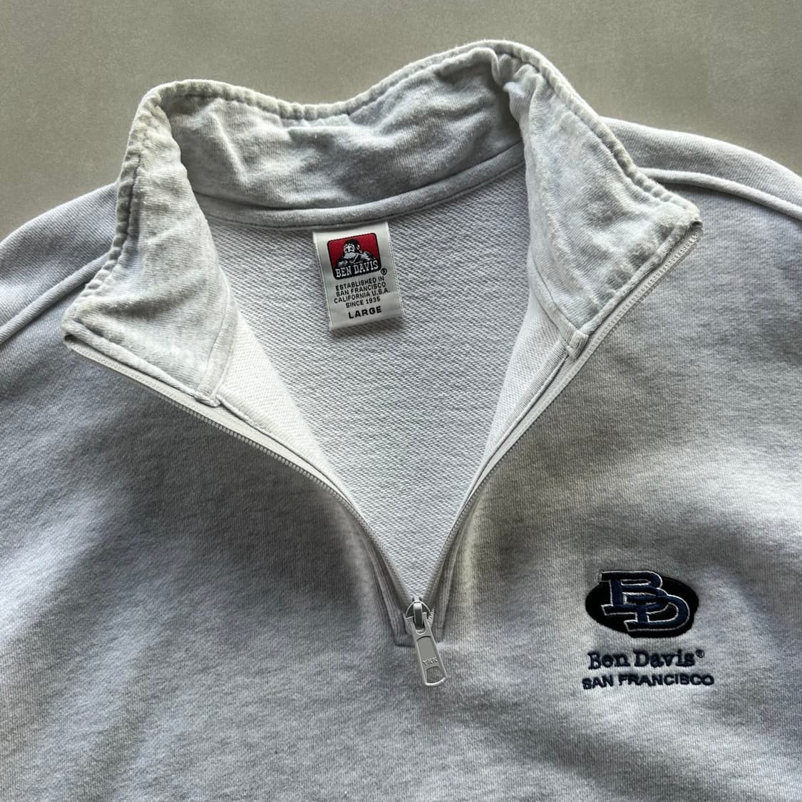 [L]벤 데이비스 BEN DAVIS 하프집업 맨투맨 상품이미지8