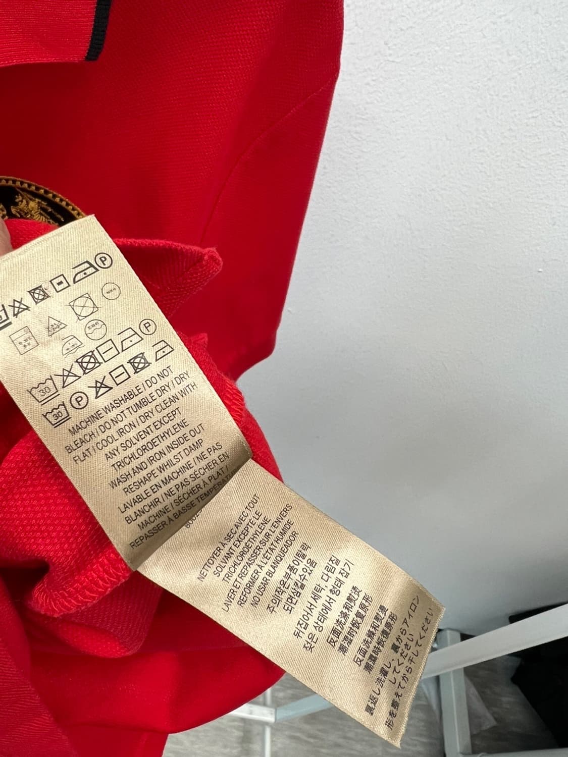 95) 버버리 아카이브 자수 반팔카라티 상품이미지9