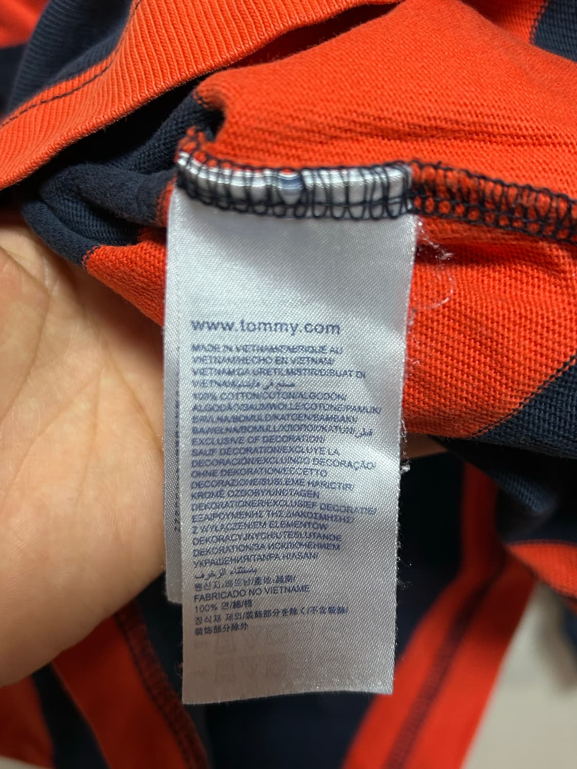 타미힐피거 스트라이프 럭비티 S 상품이미지4