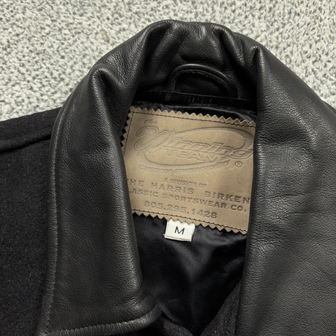 Usa 00s 위닝팀 리얼 레더 자수 바시티 자켓 상품이미지4