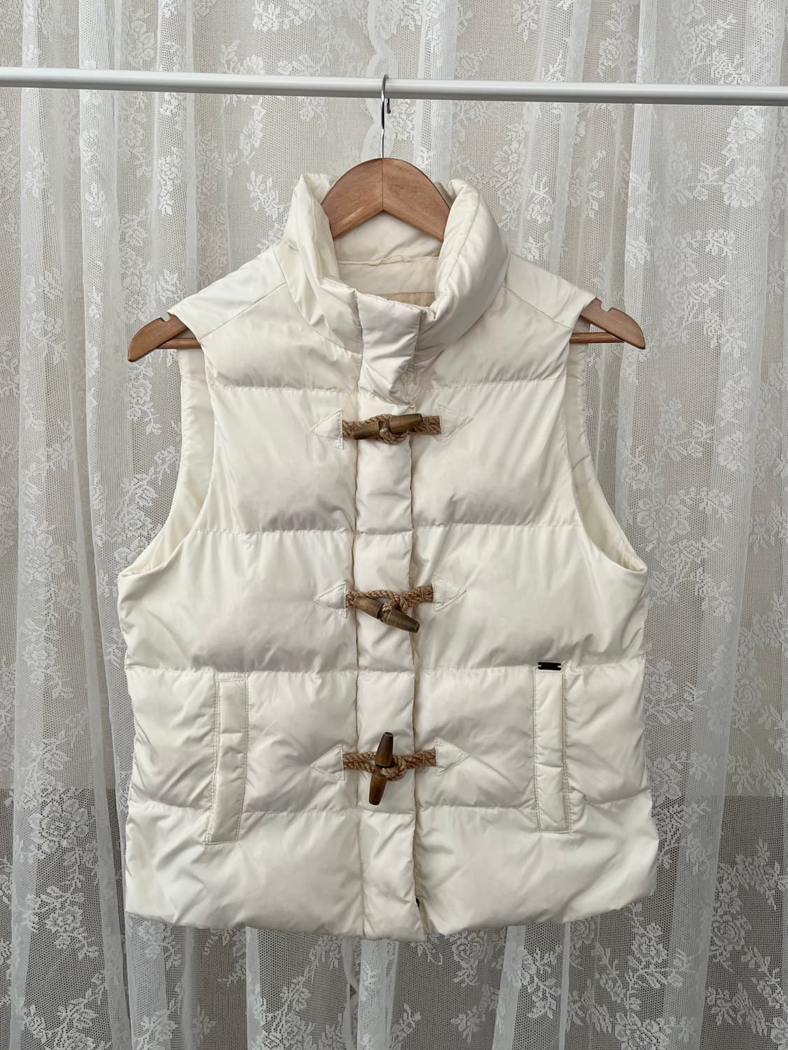 S) 폴로 랄프로렌 덕다운 패딩조끼 아이보리 상품이미지1