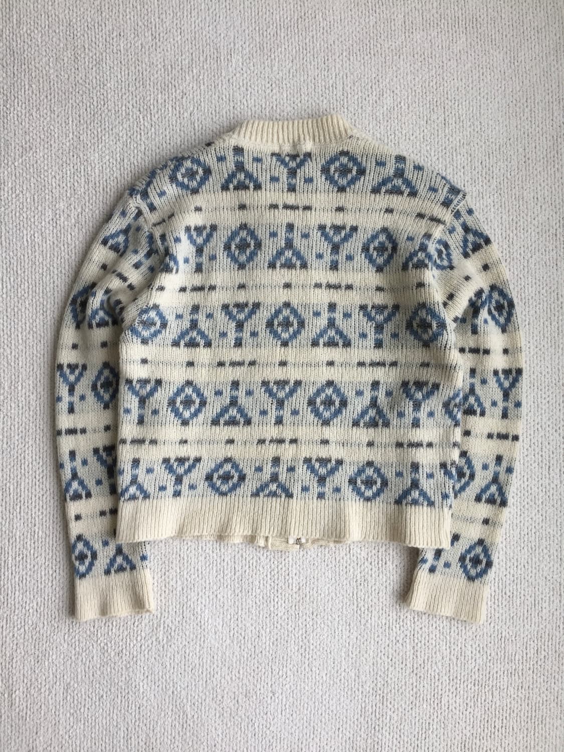 60‘s 모헤어 아즈텍 집업 가디건 상품이미지7