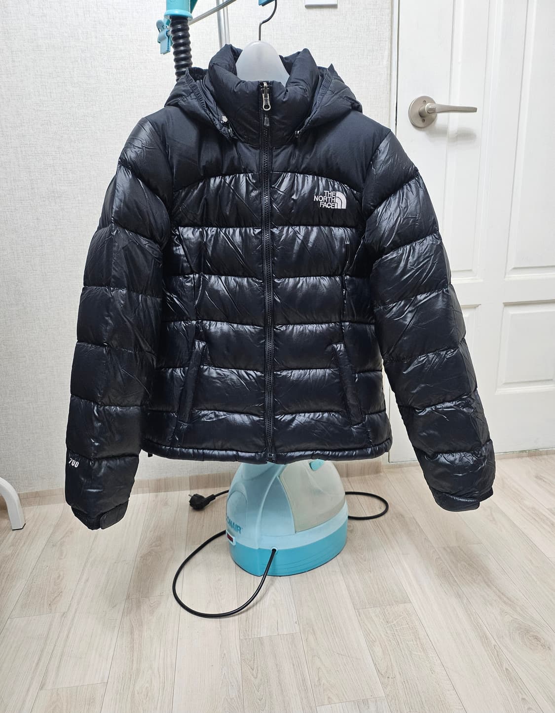 (85~90) ☆초대장급☆ 노스페이스 700눕시2 [블랙] 구스다운패딩 상품이미지1
