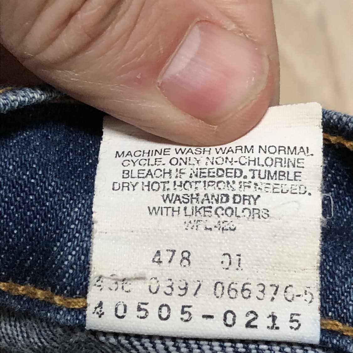 (33) 90's 리바이스 Levi's 505 오렌지탭 레귤러핏 데님 상품이미지5