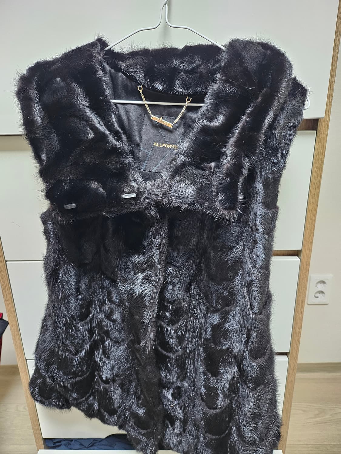 올포유 밍크100% 베스트 조끼 상품이미지2