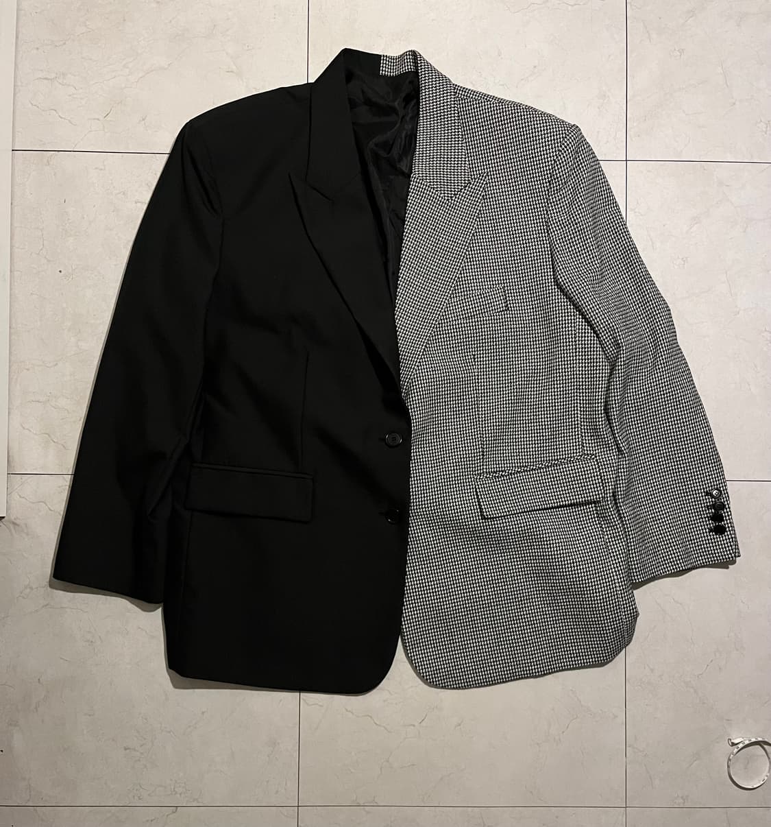 mathieu seoul 하프 앤 하프 자켓 상품이미지1