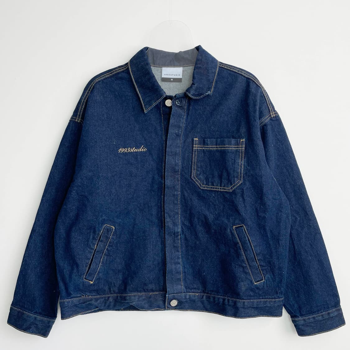 A2 1993스튜디오 스티치 데님 자켓 블루 M사이즈 상품이미지1