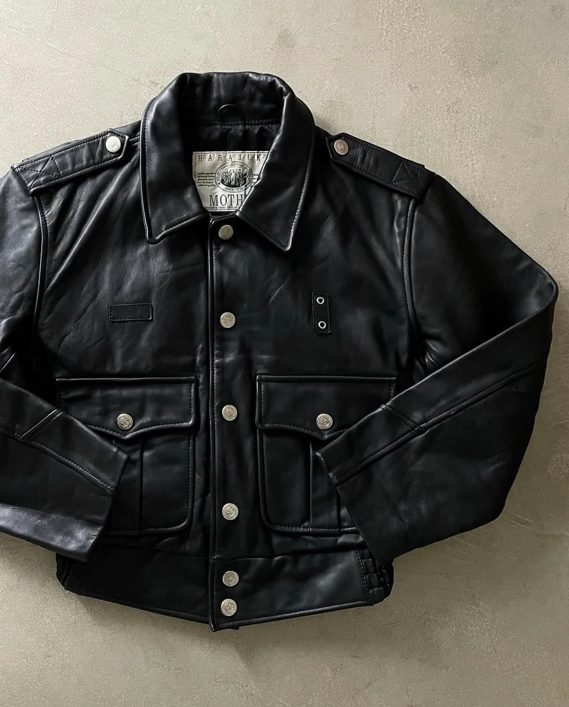 [M]90s Harajuku Mother 레더 자켓 상품이미지2