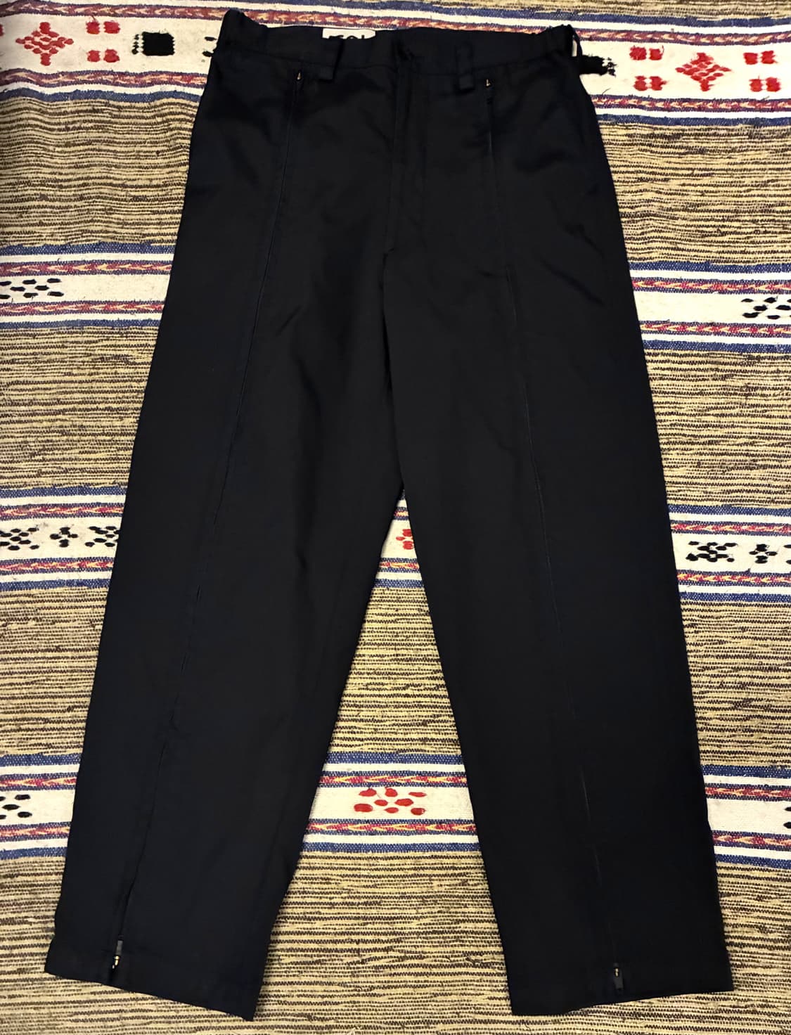 (30~32)Goi own 고이 오운 코튼 나일론 히든 지퍼 커브 팬츠  상품이미지2