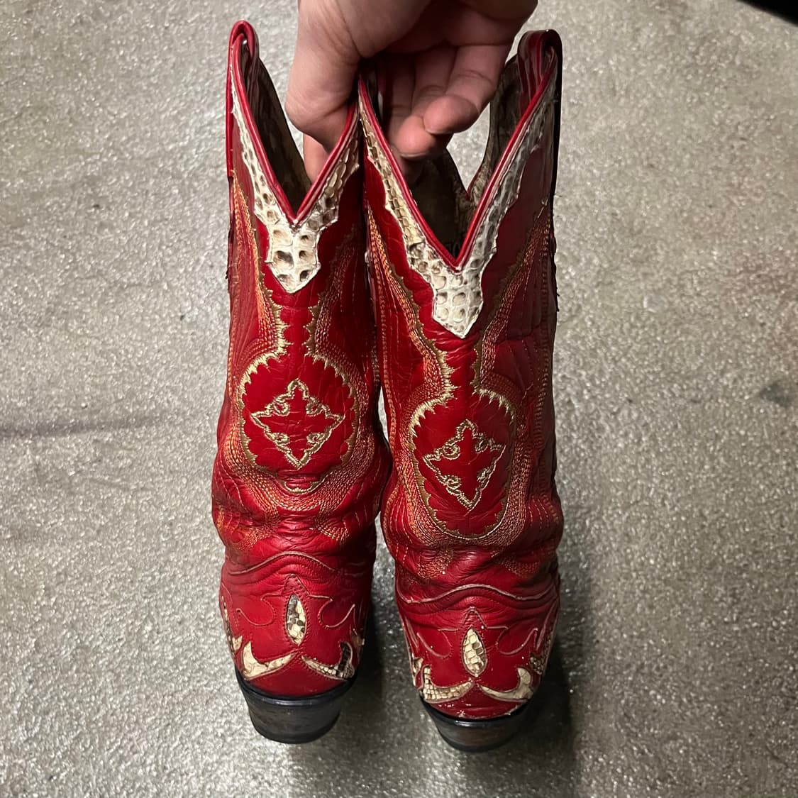 빈티지 메탈토 웨스턴 부츠 (235) 상품이미지6