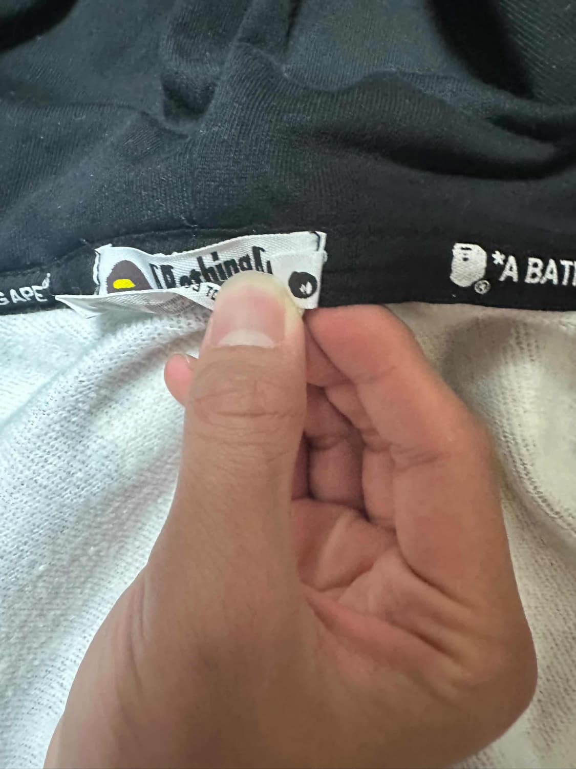 베이프 샤크 블랙 카모 후드집업 상품이미지5