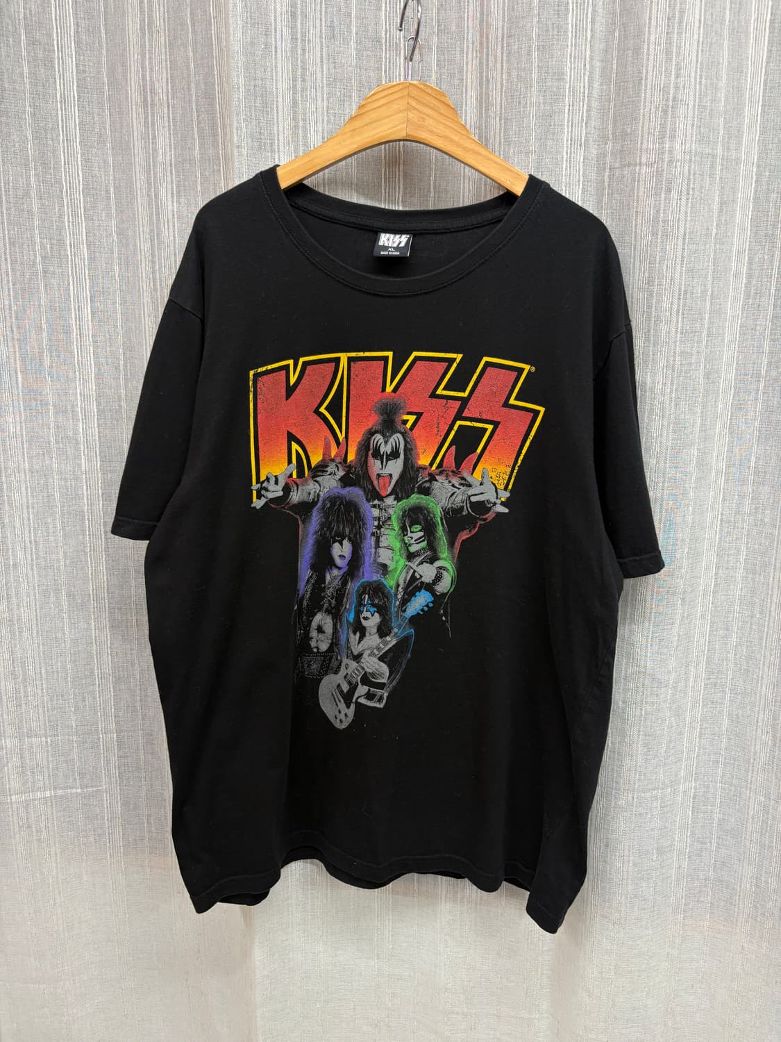 Rock Band T KISS 키스 빈티지 그래픽 반팔 티셔츠 상품이미지1
